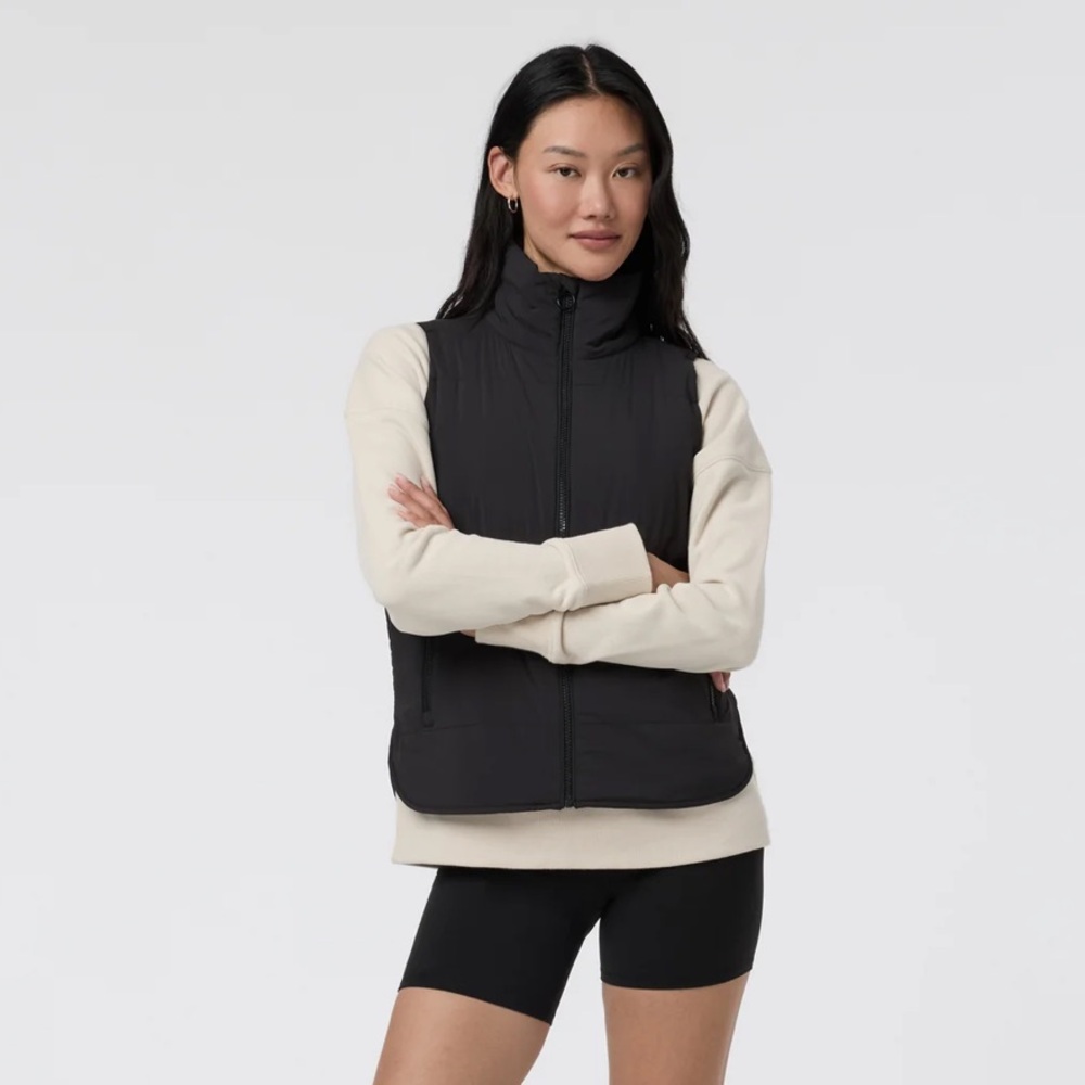Vuori Black Puffer Vest